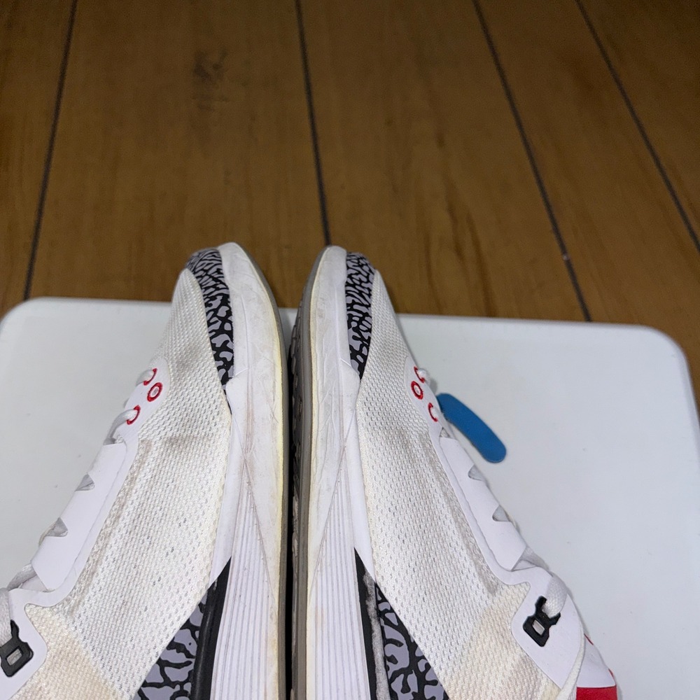 Jordan 88 Racer White Cement Mens Running Shoes AV1200-100 Size 11 - Picture 13 of 14